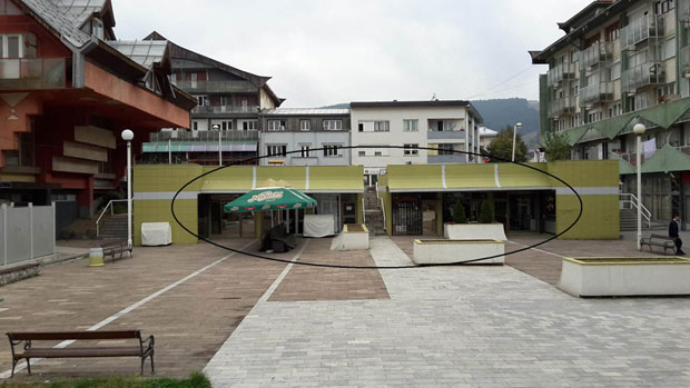 Пљевља: Руше локале у центру