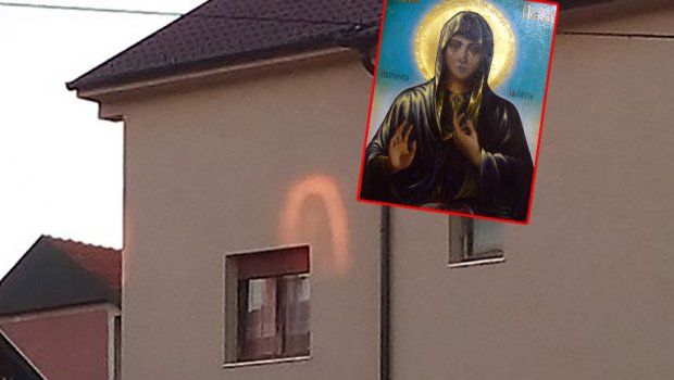  ЧУДО У ВРАЊУ: На фасади куће се приказао лик Свете Петке (ФОТО)