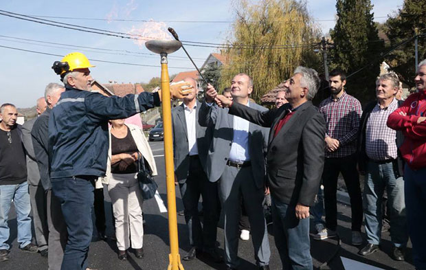 Врчин: Дочекали гас после шест година