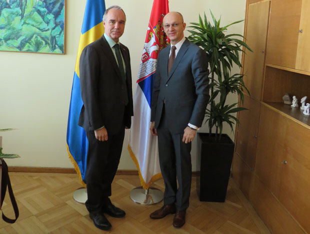 Триван: Значај подршке Шведске на унапређењу животне средине