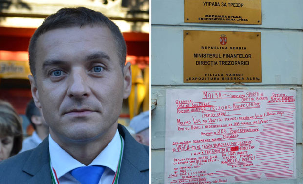 ВРАТИТЕ НАМ ПОРЕСКУ УПРАВУ: У Белој Цркви љути јер су принуђени да путују у Вршац