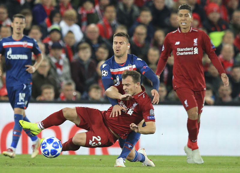 КЛОП ПРЕЛОМИО: Ливерпул без Шаћирија у Београду