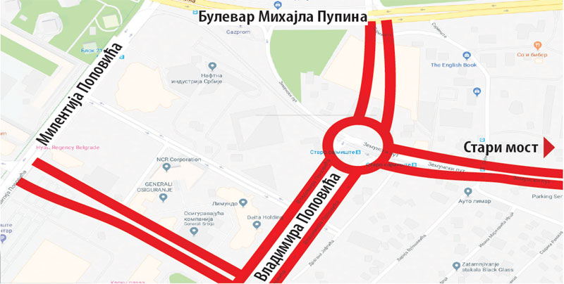 ТЕНДЕР ЗА ПРИСТУПНЕ САОБРАЋАЈНИЦА САВСКОГ МОСТА: Новом улицом из блокова до реке 