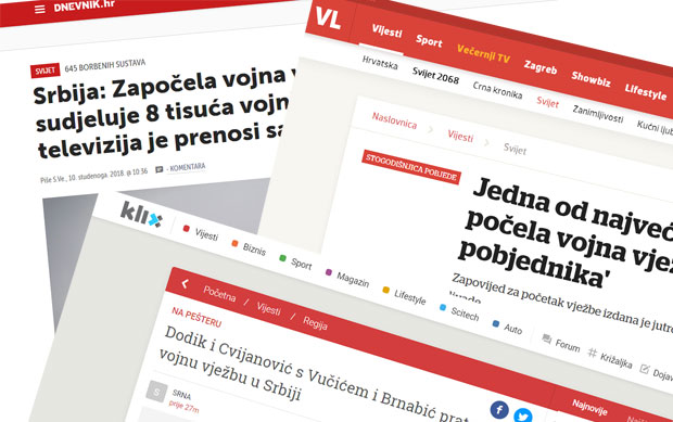 Медији у региону о највећој војној вежби у Србији икада