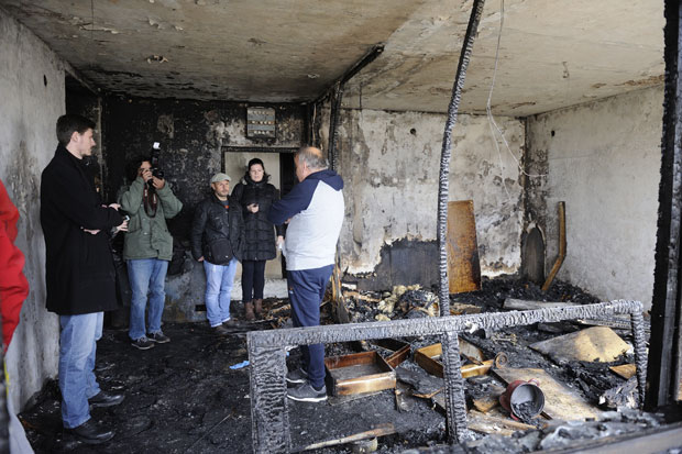 ПОЖАР НА НОВОМ БЕОГРАДУ: Мирослава ватра брзо прогутала