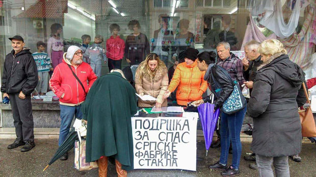 Српска фабрика стакла: Откази им важе дуже од стечаја