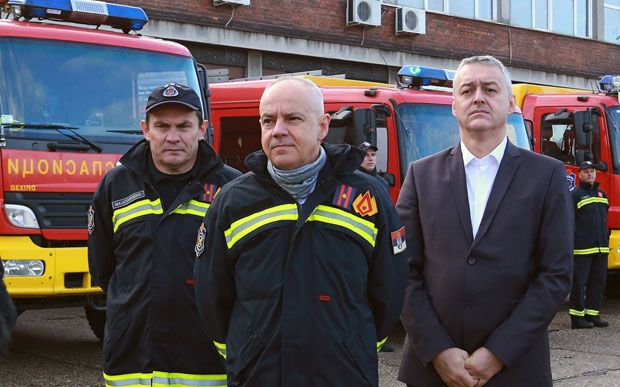 Радојичић: Више посла за ватрогасце, у помоћ им стиже појачање