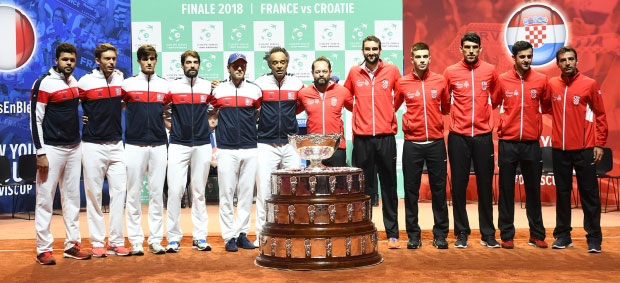 Подршка француских фудбалера тенисерима те земље пред финале ДК