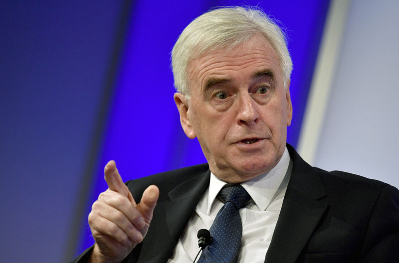 Макдонел би да руши капитализам и да гради социјализам у Великој Британији