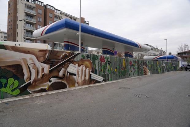 Стрит арт уметност у улици Џона Кенедија