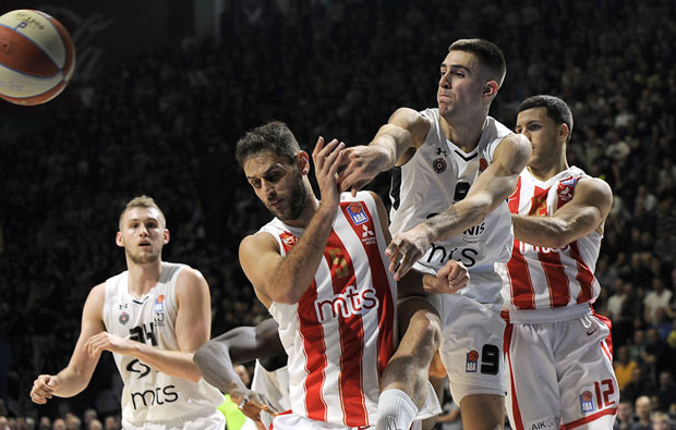 КРАЈ: Партизан - Црвена звезда 76:74