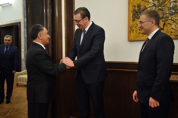 Вучић разговарао са министром унутрашњих послова Азербејџана