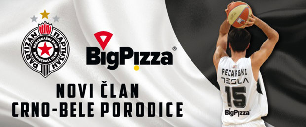 НОВО ПАРТНЕРСТВО: Big Pizza уз кошаркаше Партизана