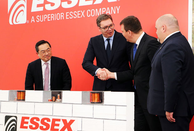 Јужнокорејска компанија Есекс Јуроп у четвртак отвара фабрику у Зрењанину