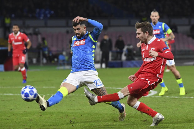 ЈОШ ЈЕДНА ВЕЛИКА ШКОЛА: Звезда и трећи пут изгубила као гост у ЛШ, али је пораз у Напуљу био најмање болан