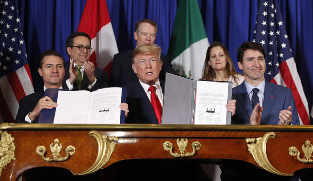 Трамп, Трудо и Пења Нијето потписали НАФТА споразум