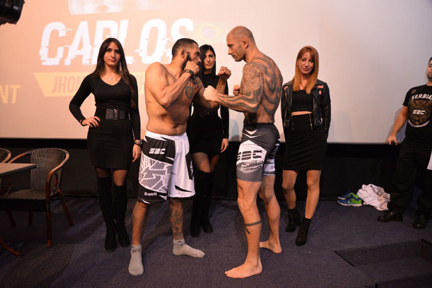 Одржано званично мерење бораца пред спектакл у Новом Саду