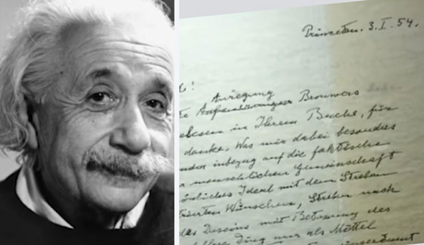 Ајнштајново писмо продато за 2,9 милиона долара