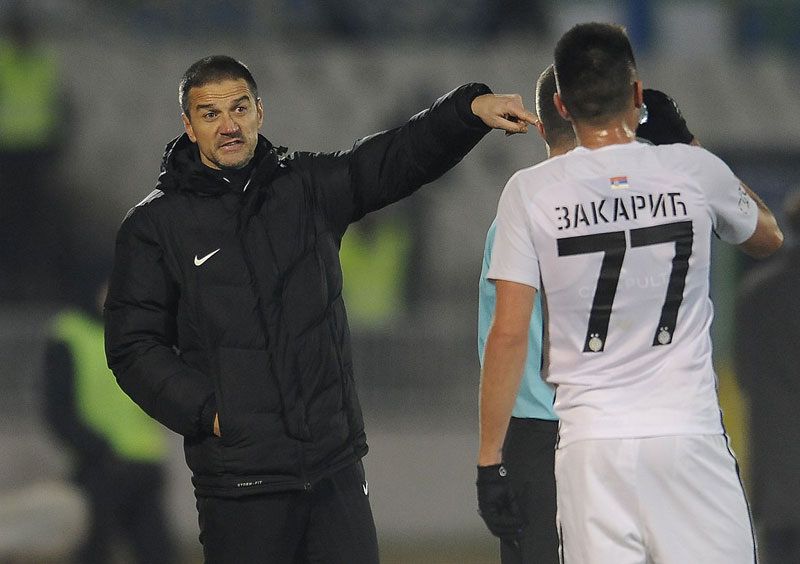 ТРЕНЕР ПАРТИЗАНА СРЕЋАН ЗБОГ ПОБЕДЕ: Мирковић задовољан, али недостајали голови