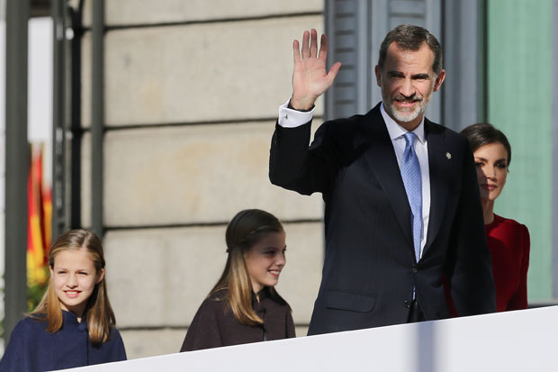 Шпанија слави 40 година уставности, Краљ Фелипе држао говор