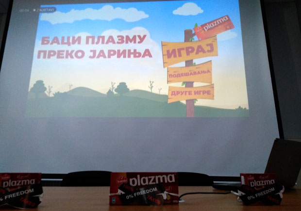 СТУДЕНТИ НА КиМ ПРОТИВ СУЛУДЕ МЕРЕ ПРИШТИНЕ: Представљена игрица “Баци плазму преко Јариња” (ФОТО+ВИДЕО)