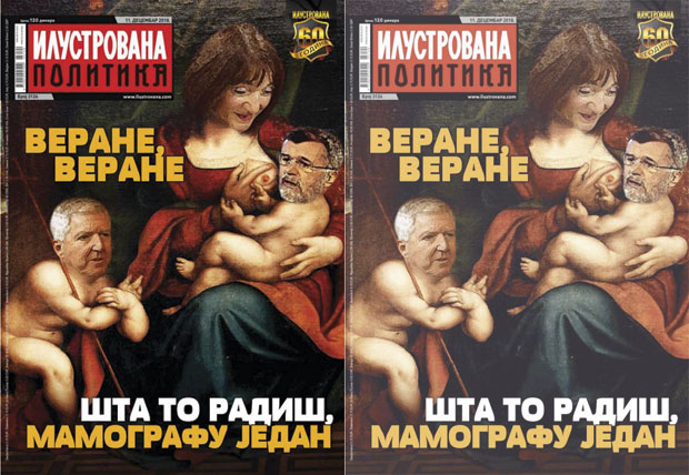 ПОСЛЕ ОСУДА НАСЛОВНЕ СТРАНЕ ИЛУСТРОВАНЕ ПОЛИТИКЕ: Од Козића извини и оставка