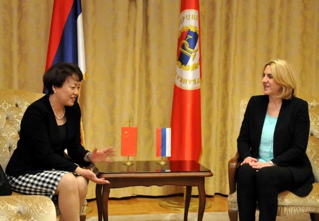 Председница Републике Српске примила у опроштајну посету амбасадорку НР Кине у БиХ (ФОТО)