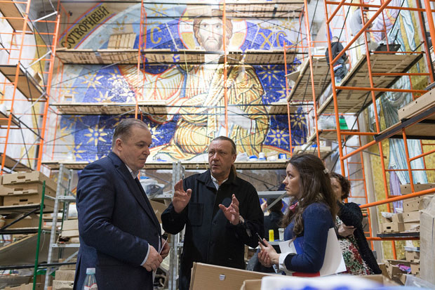 Мозаик у Храму Светог Саве готов до пролећа