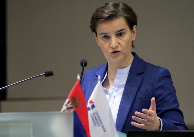 Ана Брнабић: ЕУ никад директнија у осуди Приштине