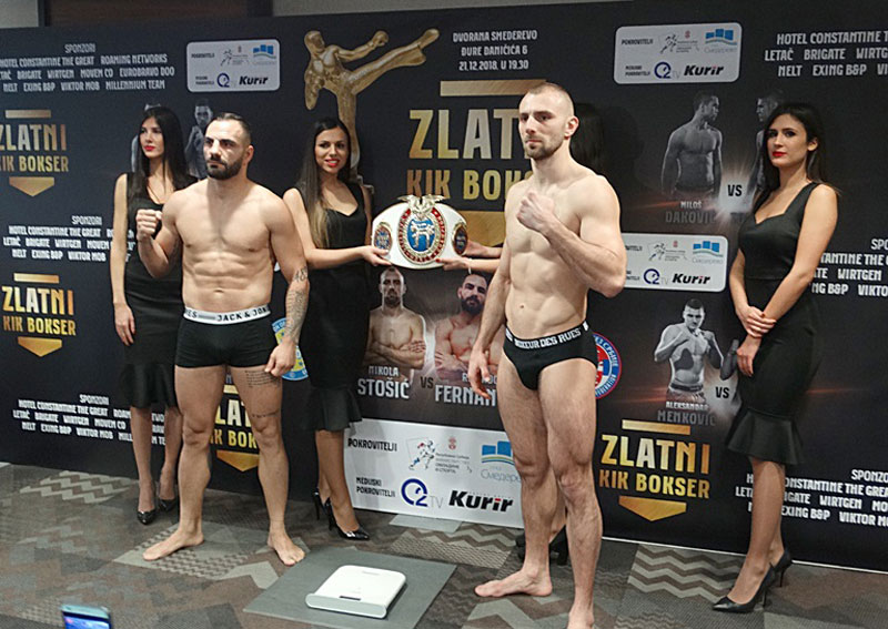 У СМЕДЕРЕВУ КИК-БОКС СПЕКТАКЛ: Стошић за титулу
