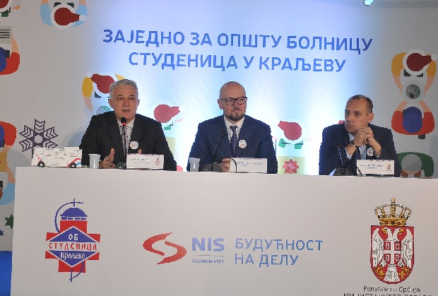 ДОНАЦИЈА БОЛНИЦИ У КРАЉЕВУ И КБЦ-у У КОСОВСКОЈ МИТРОВИЦИ: Од компаније НИС – 145.000 евра