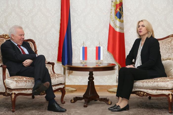 СРПСКИ ЗВАНИЧНИЦИ СА РУСКИМ АМБАСАДОРОМ: Република Српска показала ефикасност у формирању власти (ФОТО)