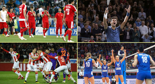НАЈВАЖНИЈИ СПОРТСКИ ДОГАЂАЈИ У СРБИЈИ У 2018. ГОДИНИ: Звезда у Лиги шампиона, Новак се вратио на тениски врх, одбојкашице на крову света
