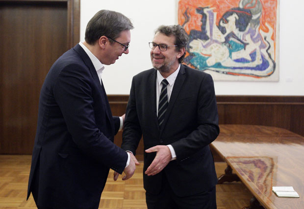 ВУЧИЋ РАЗГОВАРАО СА ЖИГМАНОВИМ: Хрвати равноправни грађани наше земље са којима смо увек живели у слози (ФОТО)