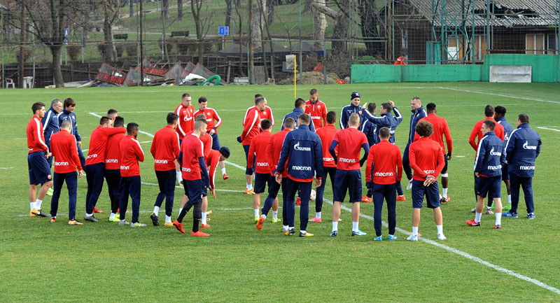 Звезда померила почетак припрема због сахране Шекуларца