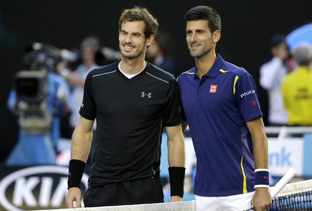 Тренинг меч Ђоковића и Мареја у Мелбурну