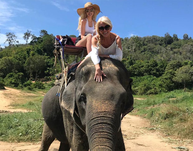 OЛИВЕРА ЈОВИЋЕВИЋ ОТПУТОВАЛА У ТАЈЛАНД: Кад мама и ћерка јашу слона