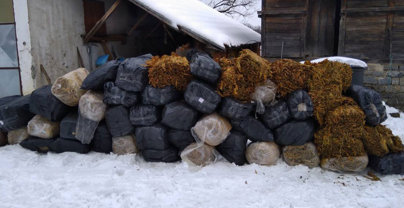 У Крупњу заплењена 1,1 тона дувана