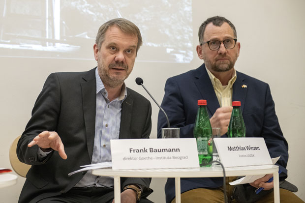 Немци први гости на Ушћу