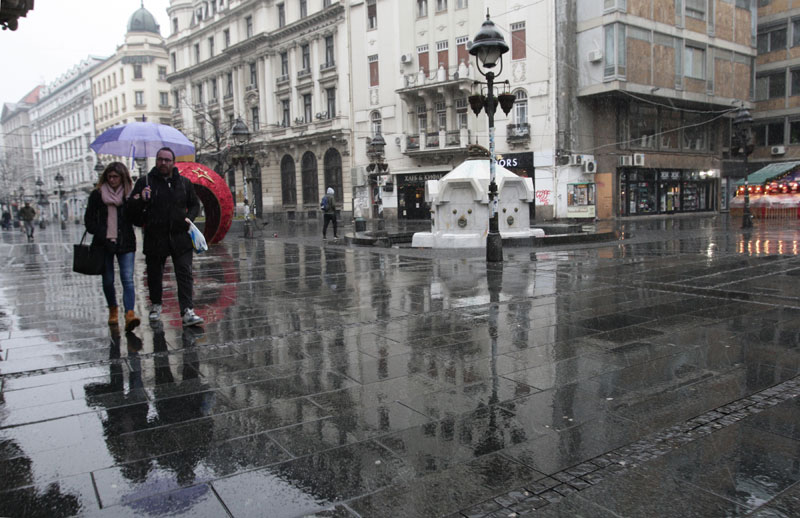 ВРЕМЕНСКА ПРОГНОЗА: У уторак киша, снег и суснежица