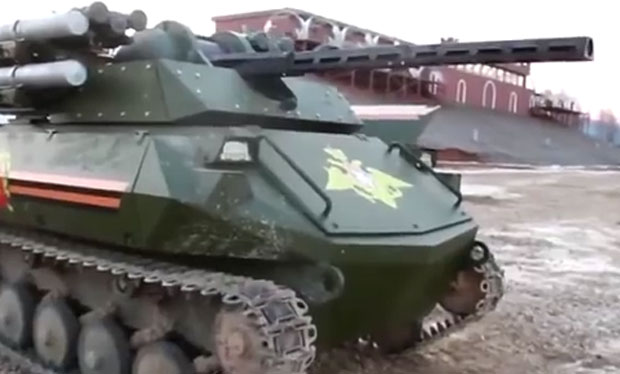 „Уран“ — руски робот који ће променити ратове будућности, а већ је прошао пакао Сирије (ВИДЕО)