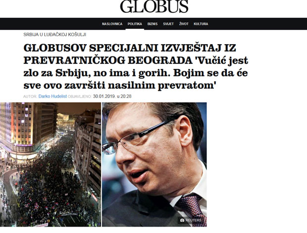 ПАКОСТ ХРВАТСКИХ МЕДИЈА: Шта стоји иза оцена да је Србија у “лудачкој кошуљи” и “полуратном стању” 