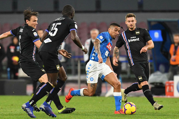 СЕРИЈА А: Наполи разбио Сампдорију, реми Емполија и Кјева