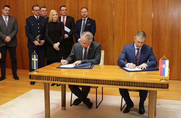 Потписани споразуми о сарадњи полиција Србије и Шведске