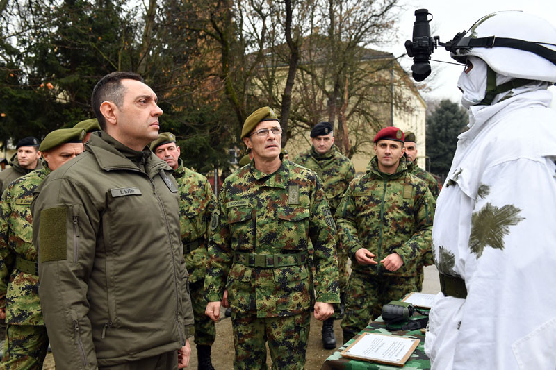 Вулин: Обученост и морал у јединицама на високом нивоу