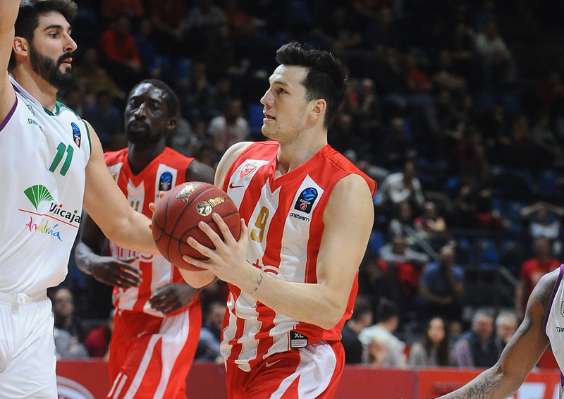 ЗВЕЗДИН СЈАЈ ЗА КРАЈ: Црвено-бели убедљиво победили Уникаху на опроштају од Еврокупа