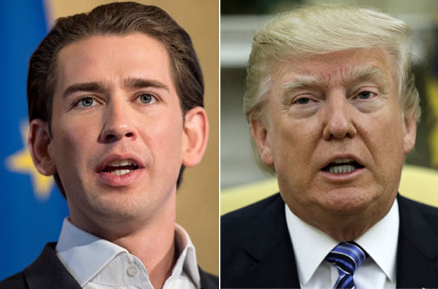 Курц с Трампом 20. фебруара