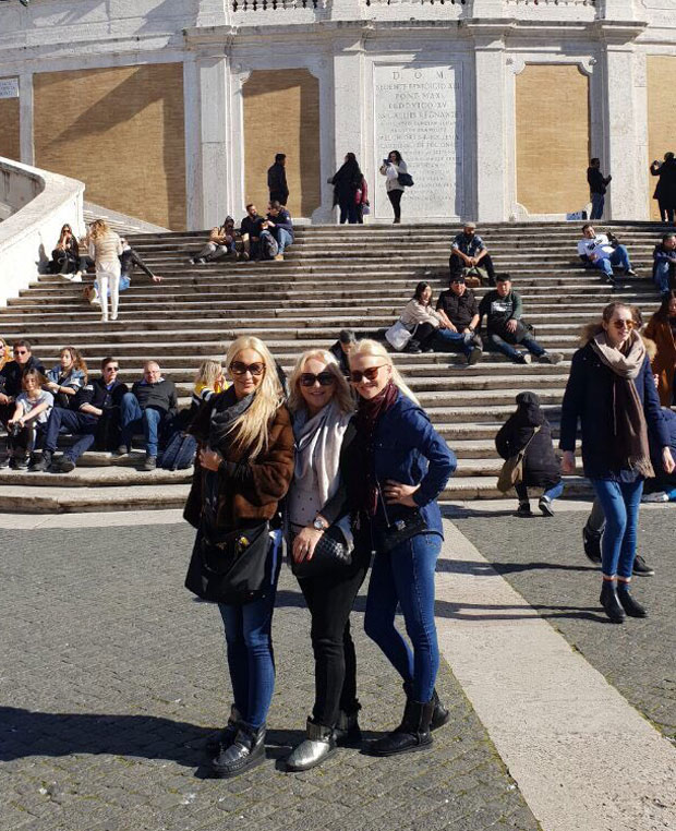 Гоцу Шаулић за рођендан ћерке одвеле у Рим (ФОТО)