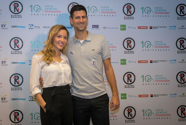 ПОСАО ЗА УСПЕШНЕ СТУДЕНТЕ: Новак и Јелена Ђоковић посвећени фондацији