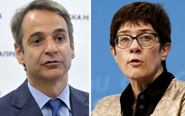 Састанак Крамп-Каренбауер и Мицотакиса: Заједничка агенда за границе ЕУ